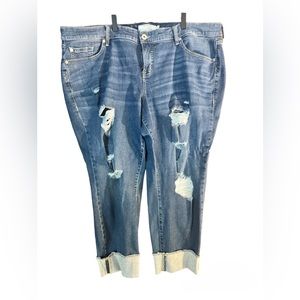 Torrid Boyfriend Cropped Jeans